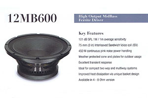  (Артикул: SPEAKER_12MB600) Тэги: 